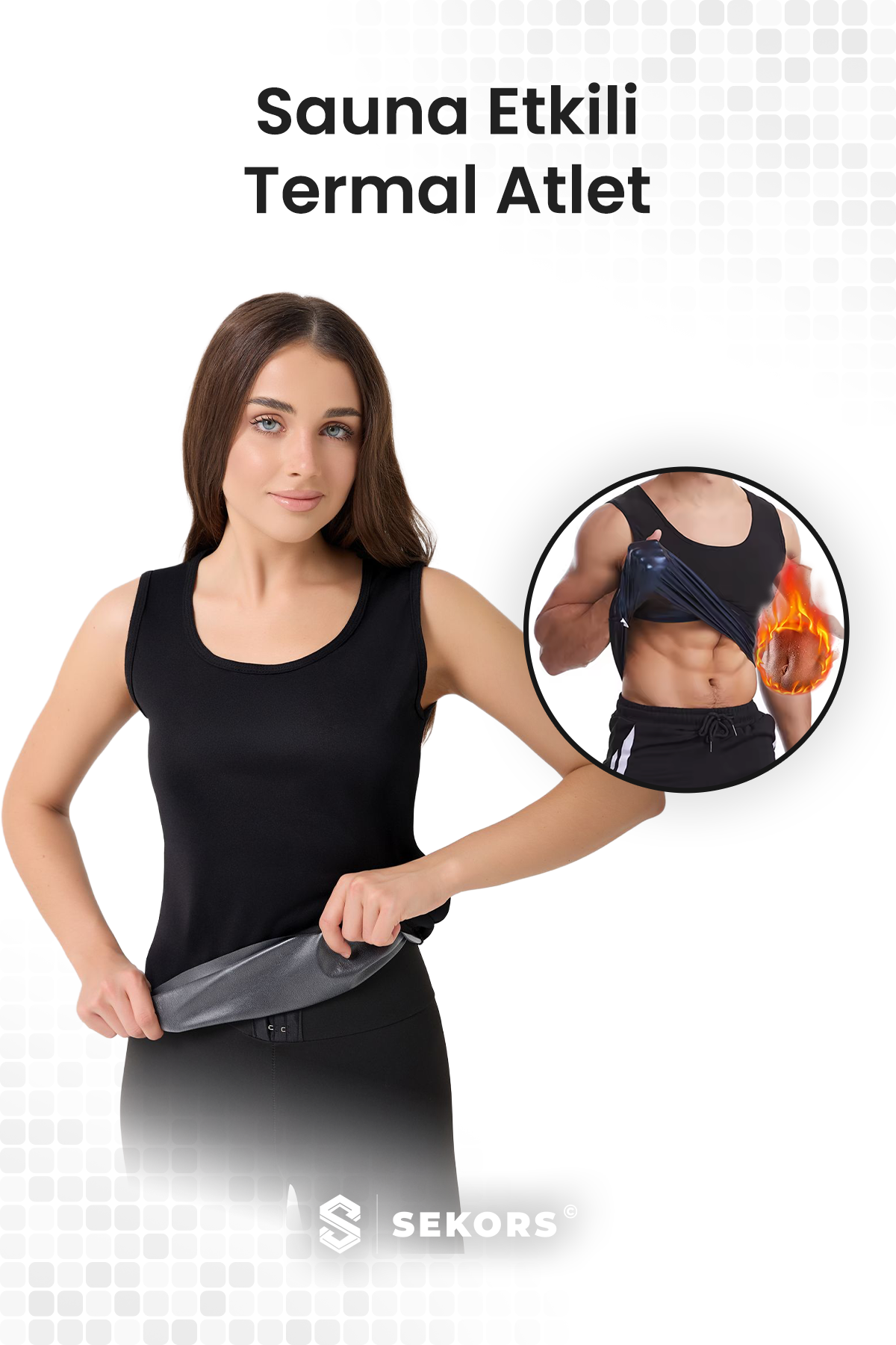 Termal Zayıflatıcı Ve Yağ Yakıcı Sauna Atlet