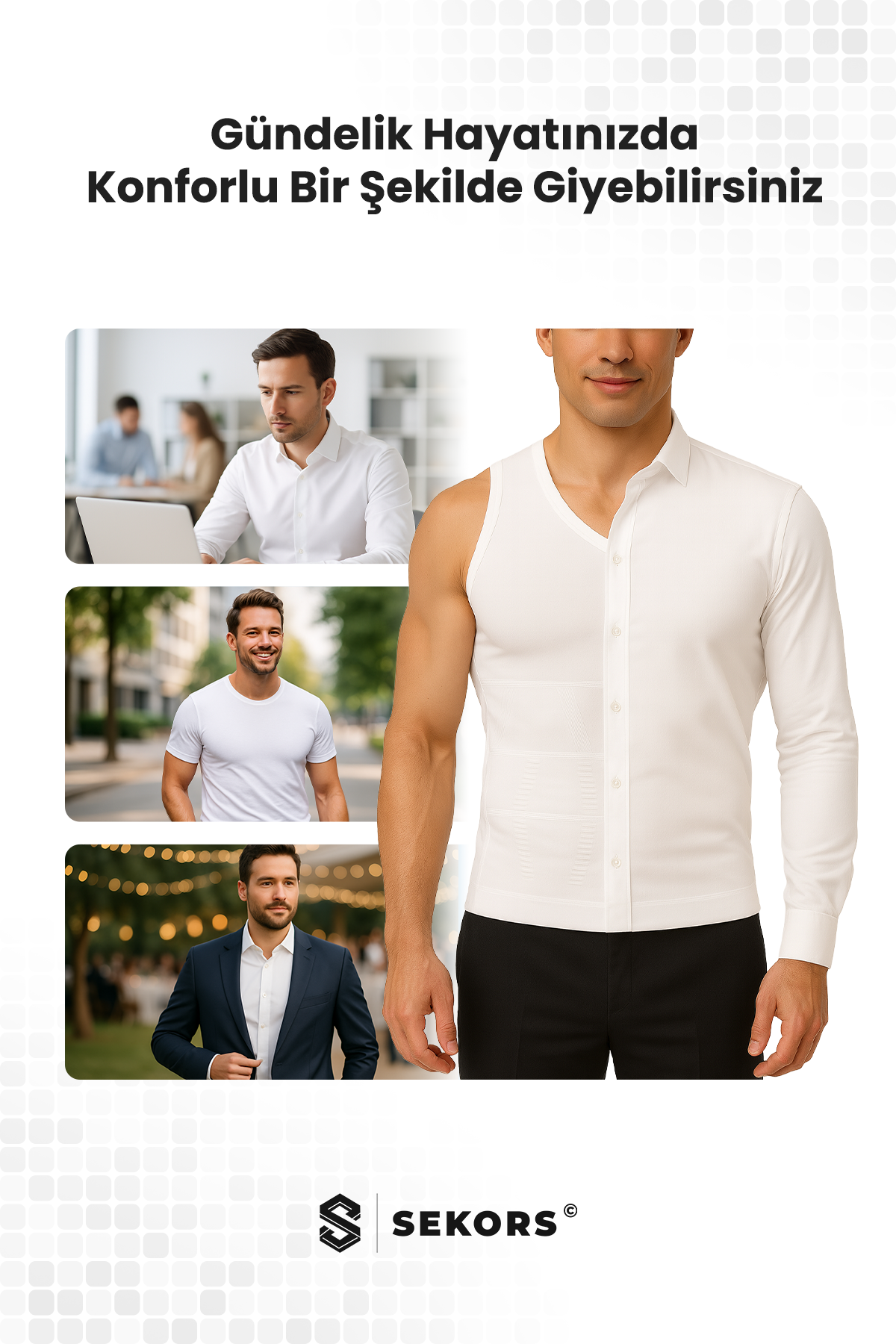 Sıkılaştırıcı Toparlayıcı Atlet Korse | Sekors®