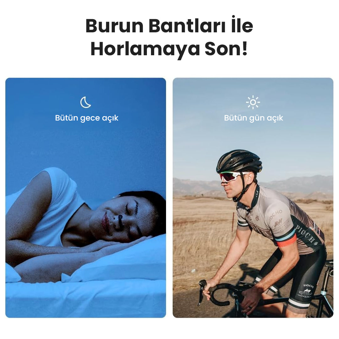 Horlama Karşıtı Nefes Açıcı Burun Aparatı ve 30'lu Pedi | Sekors®