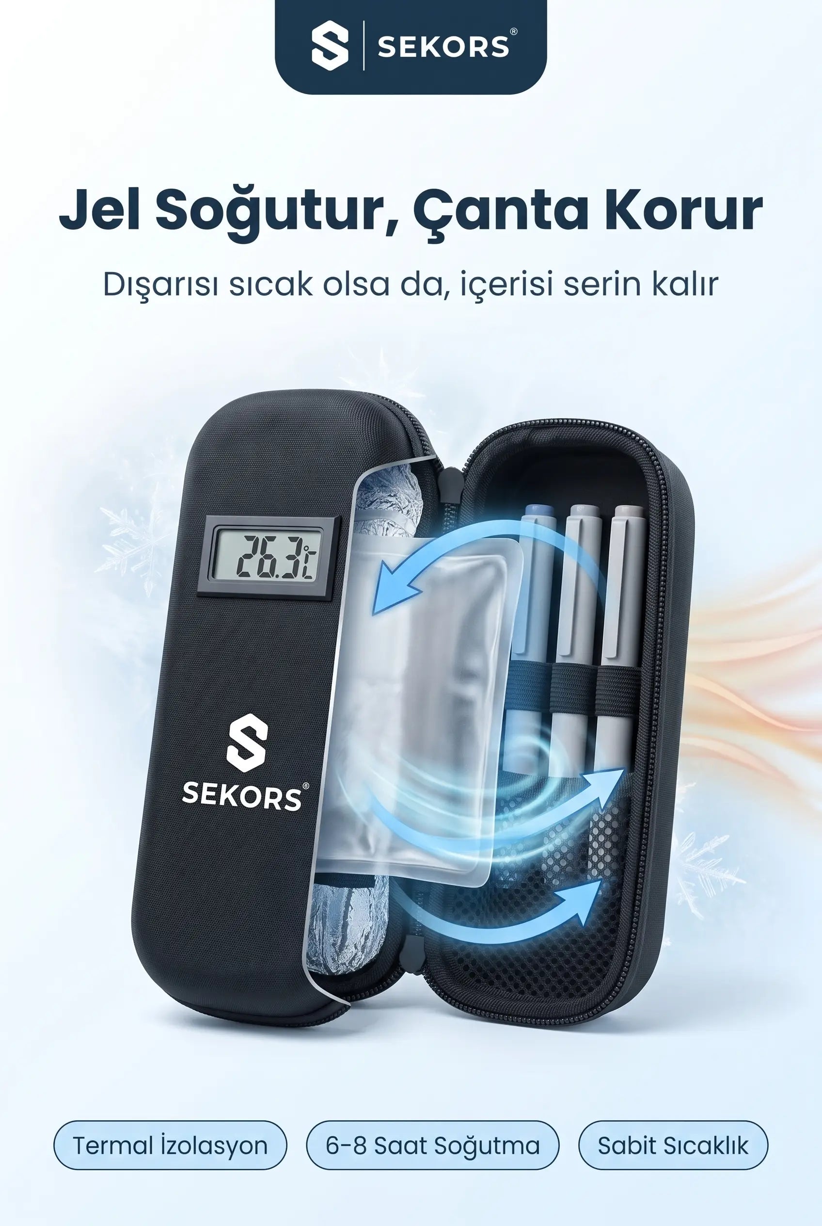 Sekors® Yeniden Kullanılabilir Buz Jeli