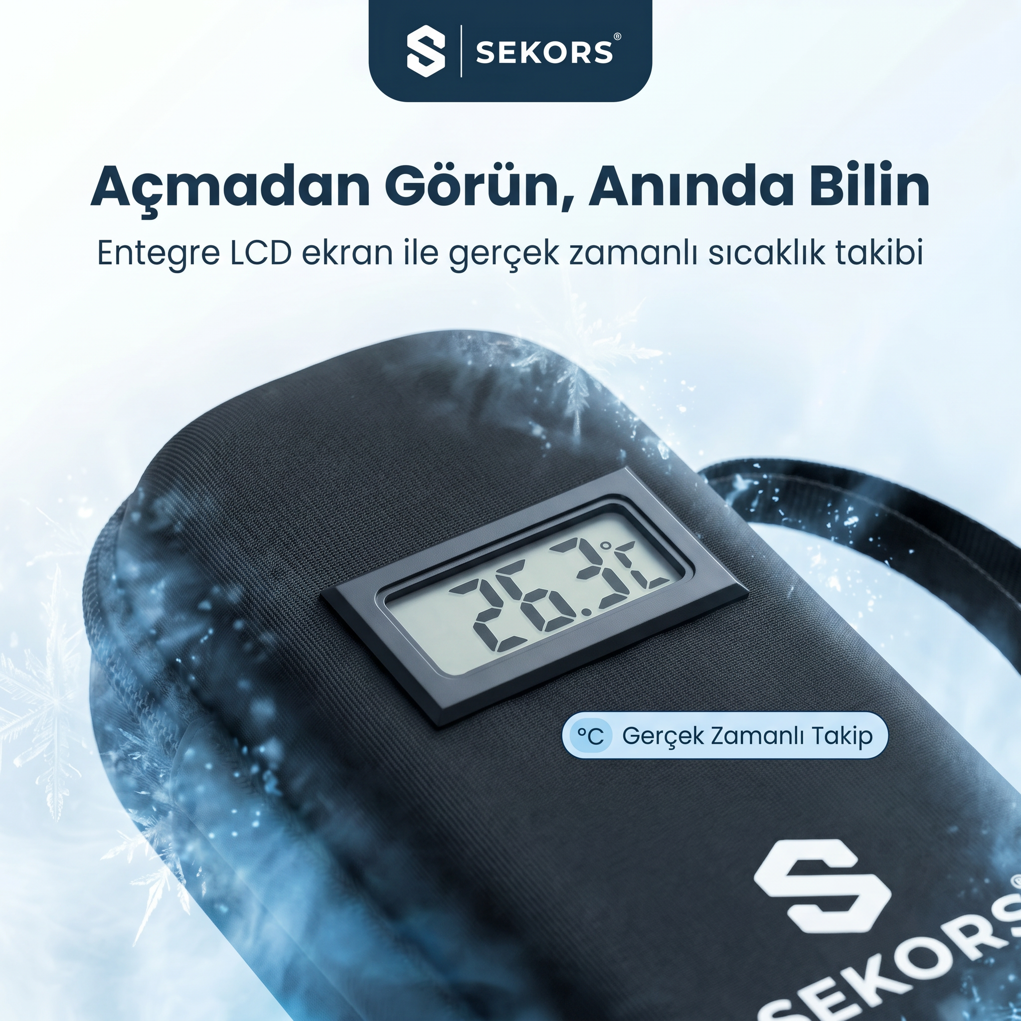 Sekors® Dijital Göstergeli Soğutmalı İlaç Çantası