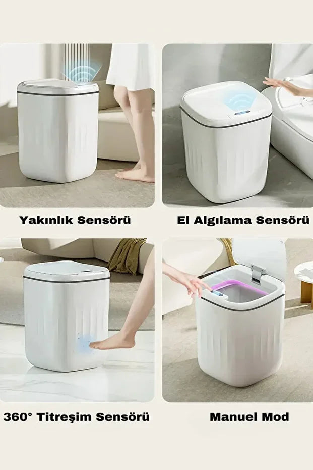 Sekors® Sensörlü ve Dokunmatik Çöp Kovası