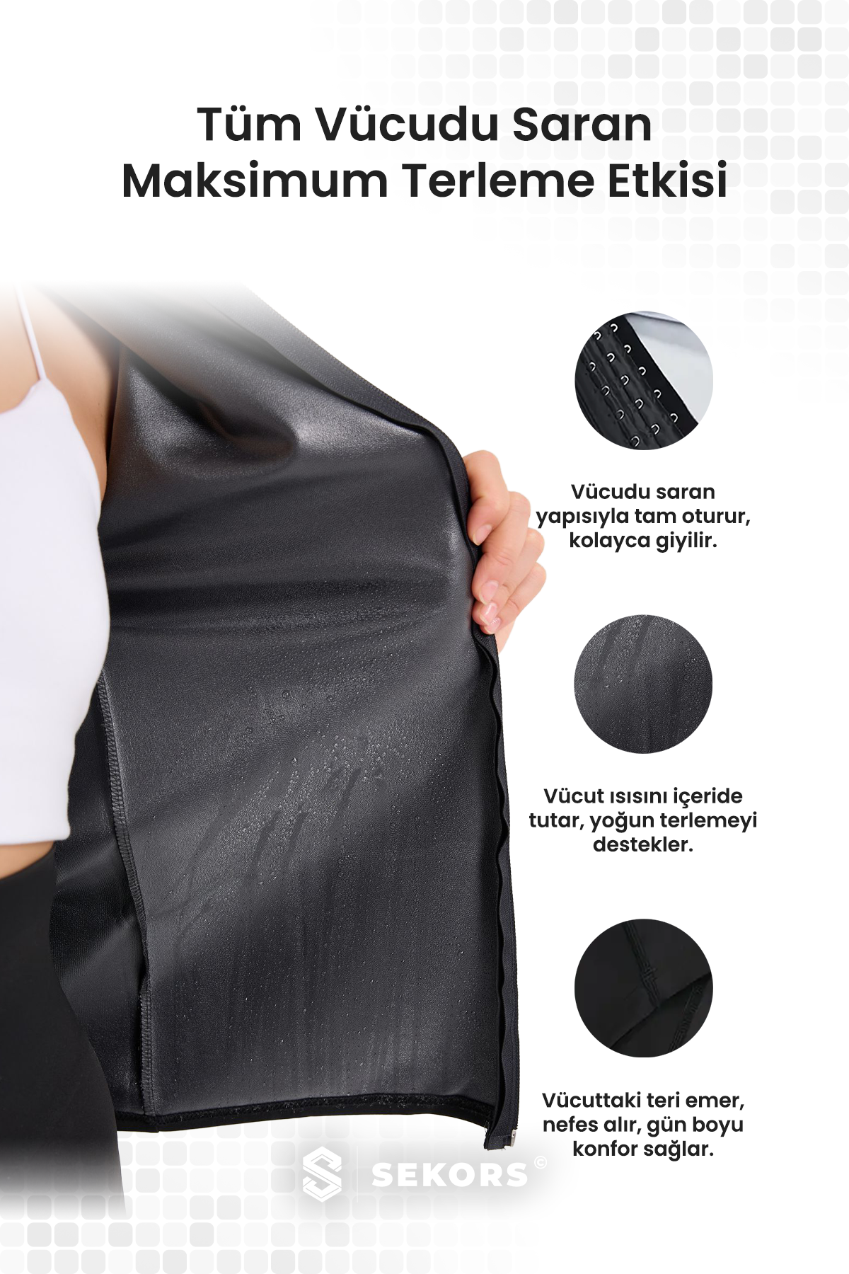 Termal Zayıflatıcı Ve Yağ Yakıcı Sauna Atlet