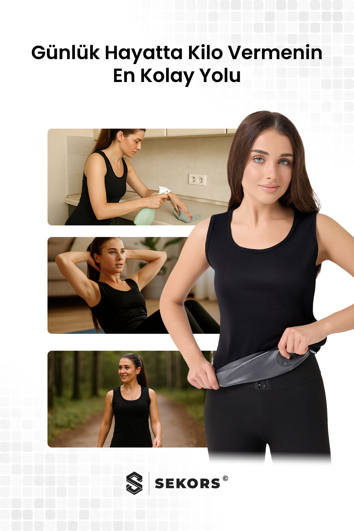 Termal Zayıflatıcı Ve Yağ Yakıcı Sauna Atlet