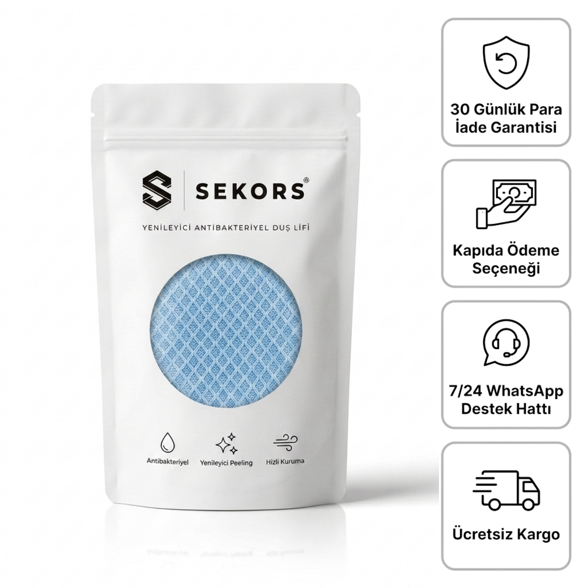 Sekors® Antibakteriyel Peeling Lifi