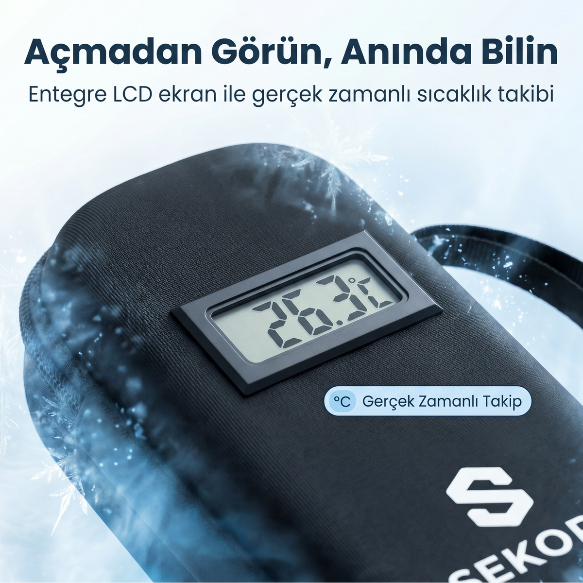 Sekors® Dijital Göstergeli Soğutmalı İlaç Çantası